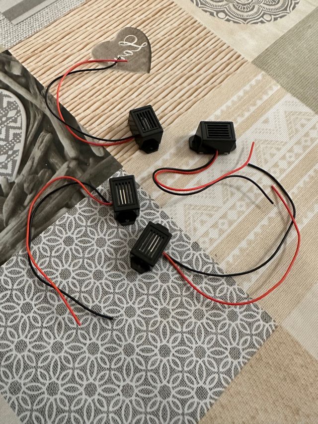 4 buzzer sirena allarme cicalino 12V dc 