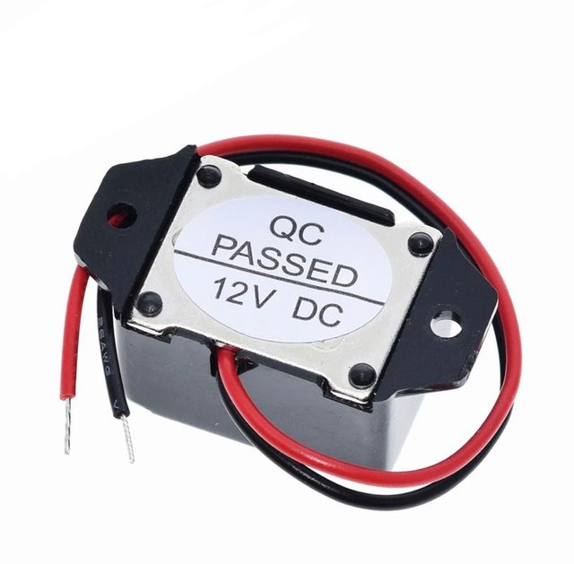 4 buzzer sirena allarme cicalino 12V dc 