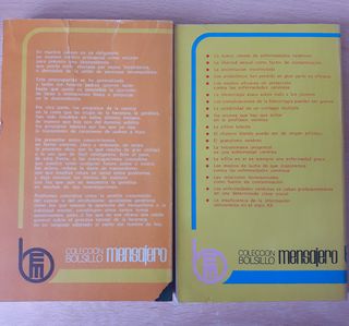 Tomos 13 y 20 ColecciónbolsilloMensajero + 2libros