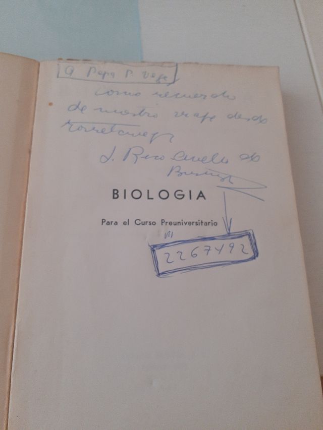 Biología. Dr. F. Bautista y Dr. F. Mascaro.