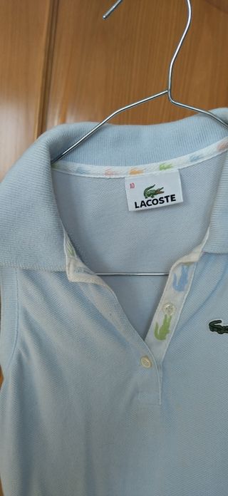 Top Camisa Lacoste 10 años