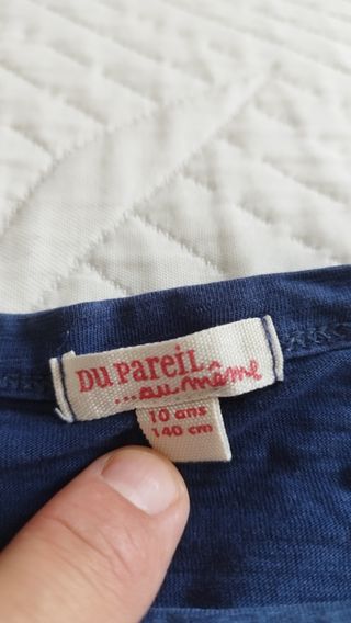 CAMISETA NIÑO MANGA LARGA. TALLA 10 años.