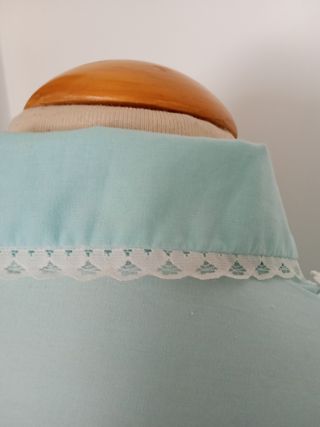 Vestido camisón vintage verde agua