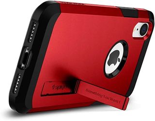 Spigen funda roja iPhone XR , nueva