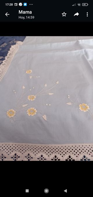 Juego de Cama de 105 Bordado