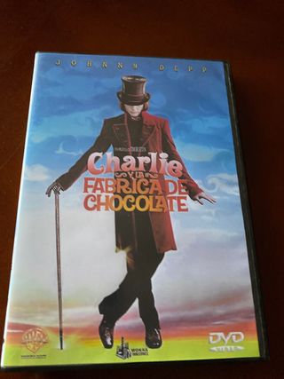 Película DVD charlie y la fábrica de chocolate
