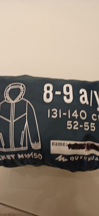 Chubasquero Decathlon infantil