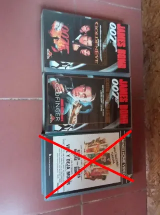 VHS películas de James Bond