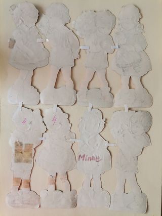 Lámina de cromos troquelados Sueca