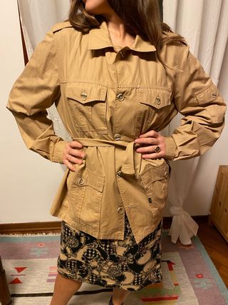 Trench unisex vintage Ivy&Oxford beige