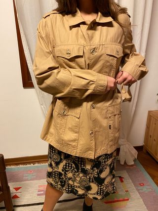 Trench unisex vintage Ivy&Oxford beige