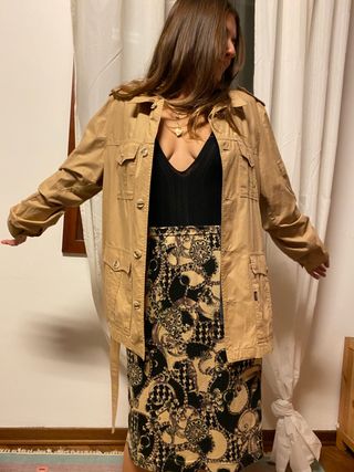 Trench unisex vintage Ivy&Oxford beige