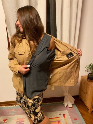 Trench unisex vintage Ivy&Oxford beige