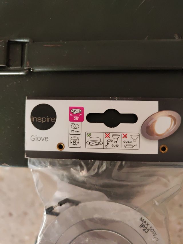 Aro para foco empotrable (ojo de buey)