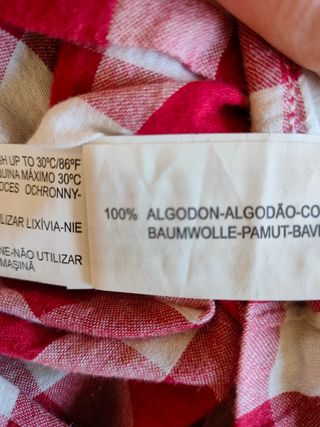 Camisa cuadros verano