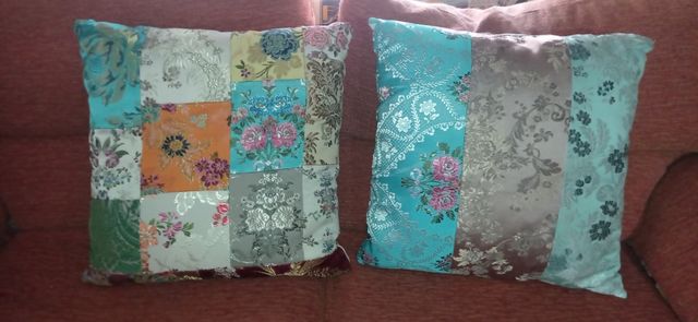 Almohadas tela de seda