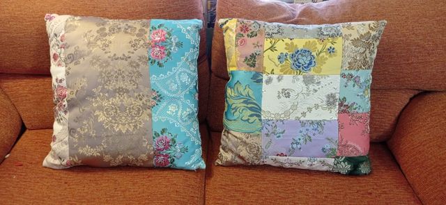 Almohadas tela de seda