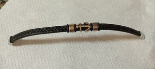 pulsera de hombre de cuero con ancla