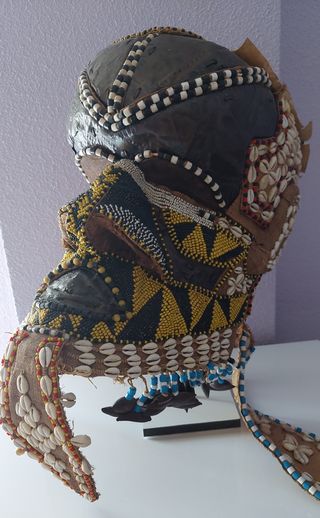 Casco KUBA de R.D. del Congo Africa