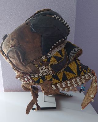 Casco KUBA de R.D. del Congo Africa