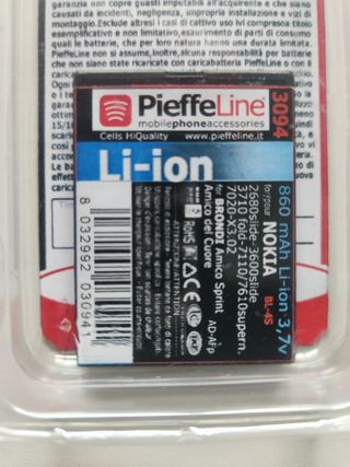 Batteria nuova x nokia e brondi