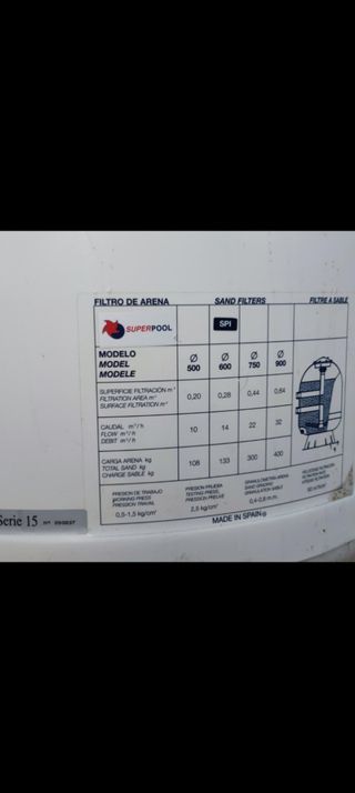 FILTRO DE DEPURADORA