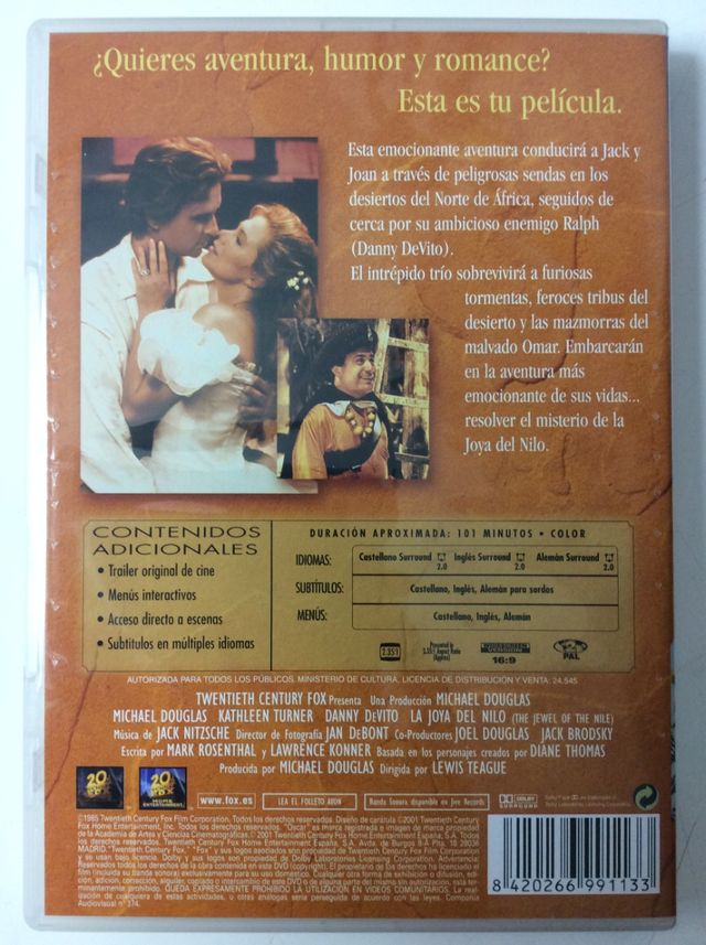 La joya del Nilo (1985) 1ª EDICIÓN