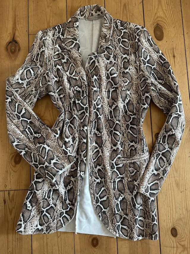 Americana estampado Serpiente