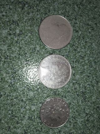 Lote de monedas italianas Liras