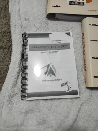 Temario oposiciones Enfermería .