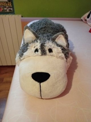 Peluche reversible Oso polar/Husky