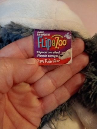 Peluche reversible Oso polar/Husky