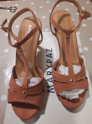 Sandalias tacón MaryPaz