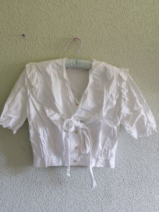 Blusa camisa blanca vintage