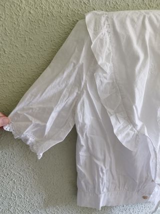Blusa camisa blanca vintage