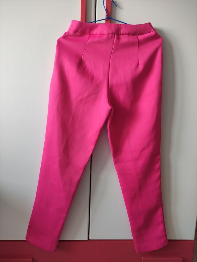 pantalón mujer color fucsia