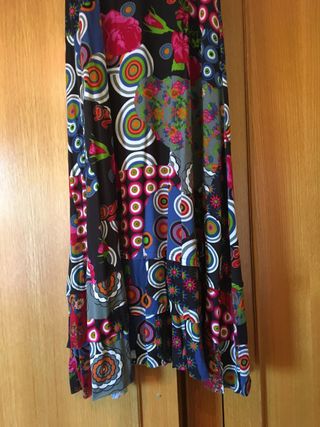 Falda larga Desigual