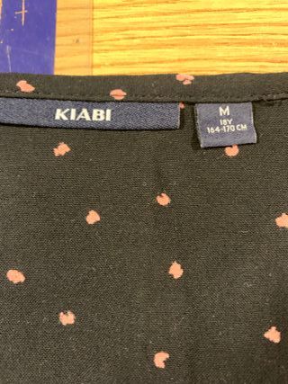 BLUSA,M/LARGA,T:M,KIABI,PERFECTO ESTADO,NEGRA