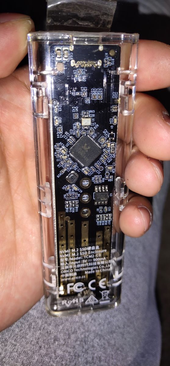 carcasa m.2 + 512gb pcie 3.0 afbeelding 5