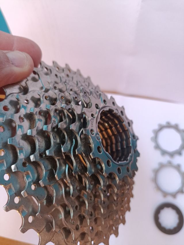 piñonera Shimano 9v