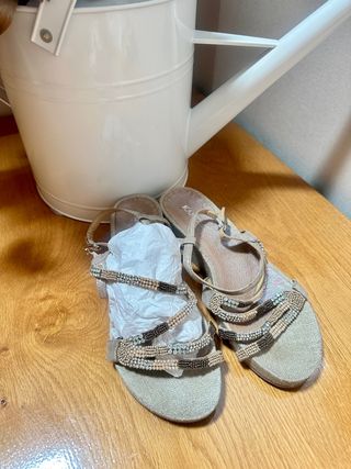 Sandalia baja con Piedras