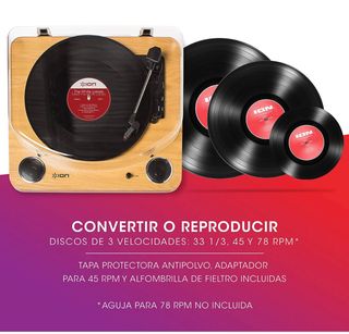 Tocadiscos Vinilo ION AUDIO MAX LP