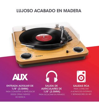 Tocadiscos Vinilo ION AUDIO MAX LP