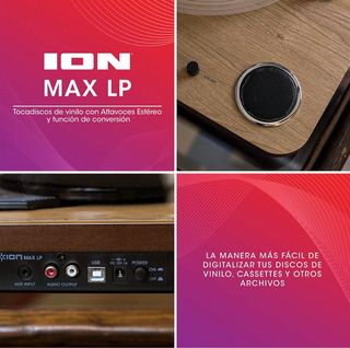 Tocadiscos Vinilo ION AUDIO MAX LP