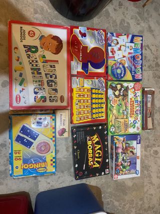 Lote juegos de mesa para niños y familia