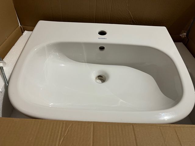 Lavamanos Duravit NUEVO con semipedestal