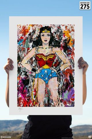 Litografia Golden Age Wonder Woman 46 x 61 cm. DC
