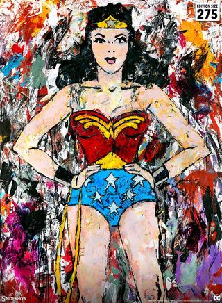 Litografia Golden Age Wonder Woman 46 x 61 cm. DC