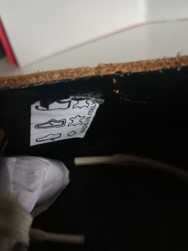 scarpa con platform color caramello