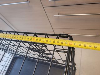 Cama transportin, cesta metálica para perro.